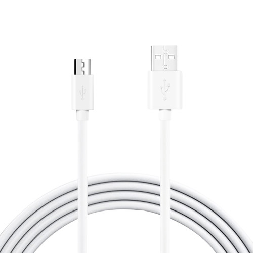 Reiko 3.3FT PVC Material Micro USB 2.0 Data Cable In White And Simple Packaging