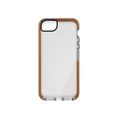 Tech21 Impact Check Case for Apple iPhone 5/5s - Clear/Orange