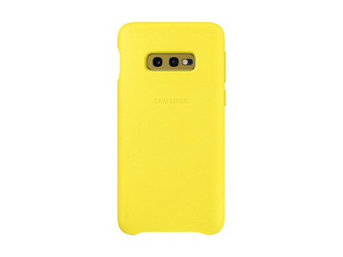 Original Samsung Leather Cover for Samsung Galaxy S10e - Yellow
