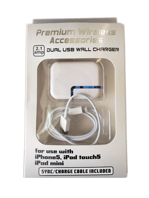 Premium Wireless Sync Cable Home Charger for iPhone 8/7/X/XS