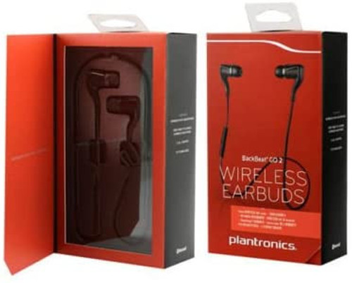 Plantronics BackBeat GO 2 Wireless Earbuds - Black