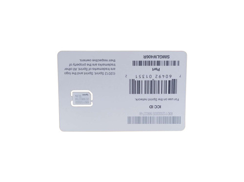Sprint ICC ID Nano SIM Card for Apple iPhone 5