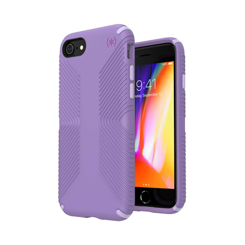 Speck Presidio2 Grip Case for iPhone SE2/8/7 - Marabou Purple/Concord Purple/Plum Purple