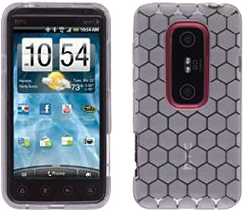 Ventev Gel Case for HTC EVO 3D - Honeycomb Clear