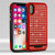 Asmyna FullStar Dual Layer Case with Diamond for iPhone X/XS - Red/Black