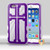 MYBAT Rubberized Grape/Solid White Cross Hybrid Protector Cover