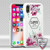 MYBAT Romantic Love Flowers (Natural Ivory White)/Transparent Clear TUFF Contempo Hybrid Protector Cover