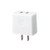 MYBAT White Travel Charger Adapter(with Dual USB output)(2.1A)