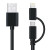 Key Charging Cable 2 in 1 Micro USB With Adapter