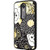 Kate Spade New York Flexible Hardshell Case for Motorola Droid Turbo 2 - Festive Floral Black/Gold/Creme