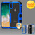 MYBAT Natural Dark Blue Frame+Transparent PC Back/Black TUFF Vivid Hybrid Protector Cover  for iPhone XS/X