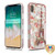 MYBAT Metallic Rose Gold/Paris in Full Bloom Diamante TUFF Panoview Hybrid Protector Cover  for iPhone XS Max