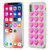 Transparent Clear Loves Candy Skin Cover (with Pink Glitter Powder) for iPhone XS/X