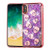 Rose Gold Electroplating/Cute Skulls/Purple Meteor Shower Quicksand Glitter Hybrid Protector Cover for iPhone XS/X