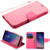 MYBAT Pink Pattern/Hot Pink Liner MyJacket wallet (with card slot)(846) for Galaxy A6 (2018)