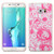 MYBAT Hot Pink four-leaf Clover Candy Skin Cover for Galaxy S6 edge Plus