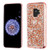 MYBAT Rose Gold Mini Crystals Rhinestones Desire Candy Skin Cover (with Electroplated Rose Gold Frame) for Galaxy S9