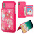 MYBAT Spring Daisies Diamante/Hot Pink Flip Wallet Executive Protector Cover (PC Case with Snap Fasteners)