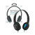 Sentry Industries DLX100: Tempo Stereo Headphone with MC In Blue