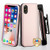 MYBAT Rose Gold/Black VERGE Hybrid Protector Cover [New Improved Design](with Black Horizontal Holster) for iPhone XS/X