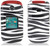 Hard Snap-On Case for Samsung Chrono 2/Contour 2 R270 - Zebra