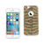 10 Pack - Reiko iPhone 6/ 6S Shine Glitter Shimmer Tiger Stripe Hybrid Case In Yellow