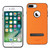 10 Pack - Reiko iPhone 7 Plus/ 8 Plus Rugged Texture TPU Protective Cover In Orange