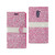 10 Pack - Reiko ZTE Grand X Max 2 Diamond Rhinestone Wallet Case In Pink
