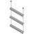 Trapeze Kit, 24 in wide, 3 rungs, holds 18 cables