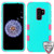 MYBAT Rubberized Teal Green/Electric Pink TUFF Hybrid Phone Protector Cover for Galaxy S9 Plus