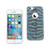 REIKO IPHONE 6/ 6S SHINE GLITTER SHIMMER TIGER STRIPE HYBRID CASE IN BLUE