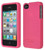 Incipio EDGE PRO Hard Shell Case for Apple iPhone 4/4S - Soft-Touch with Stand (Pink)