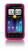 Sprint Branded HTC Evo 3D Protective Cover Silicone Rubber Gel Skin Case - Raspberry Pink