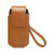 Blackberry - Synthetic Tote Case for BlackBerry 8220 Kickstart, 8220 Pearl Flip - Brown