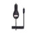 Unicel Starter Kit - Leather Case with Swivel Belt Clip/Mini USB Car Charger for Motorola ROKR E8 (Black)