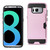 REIKO SAMSUNG GALAXY S8 EDGE/ S8 PLUS HYBRID CASE WITH CARD HOLDER IN PINK