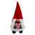 Northlight 13.5" Smiling Woman Christmas Gnome Tabletop Figure - Red and Gray