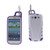 REIKO SAMSUNG GALAXY S3 DROPPROOF WORKOUT HYBRID CASE WITH HOOK IN WHITE PURPLE