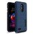 MYBAT Ink Blue Dots Textured/Black Fusion Case  for K30 Harmony 2 Phoenix Plus L413DL (Premier Pro) X410\