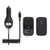 STARTER KIT Black Silicone Gel Case & Mini USB Car Charger for HTC S511 Snap