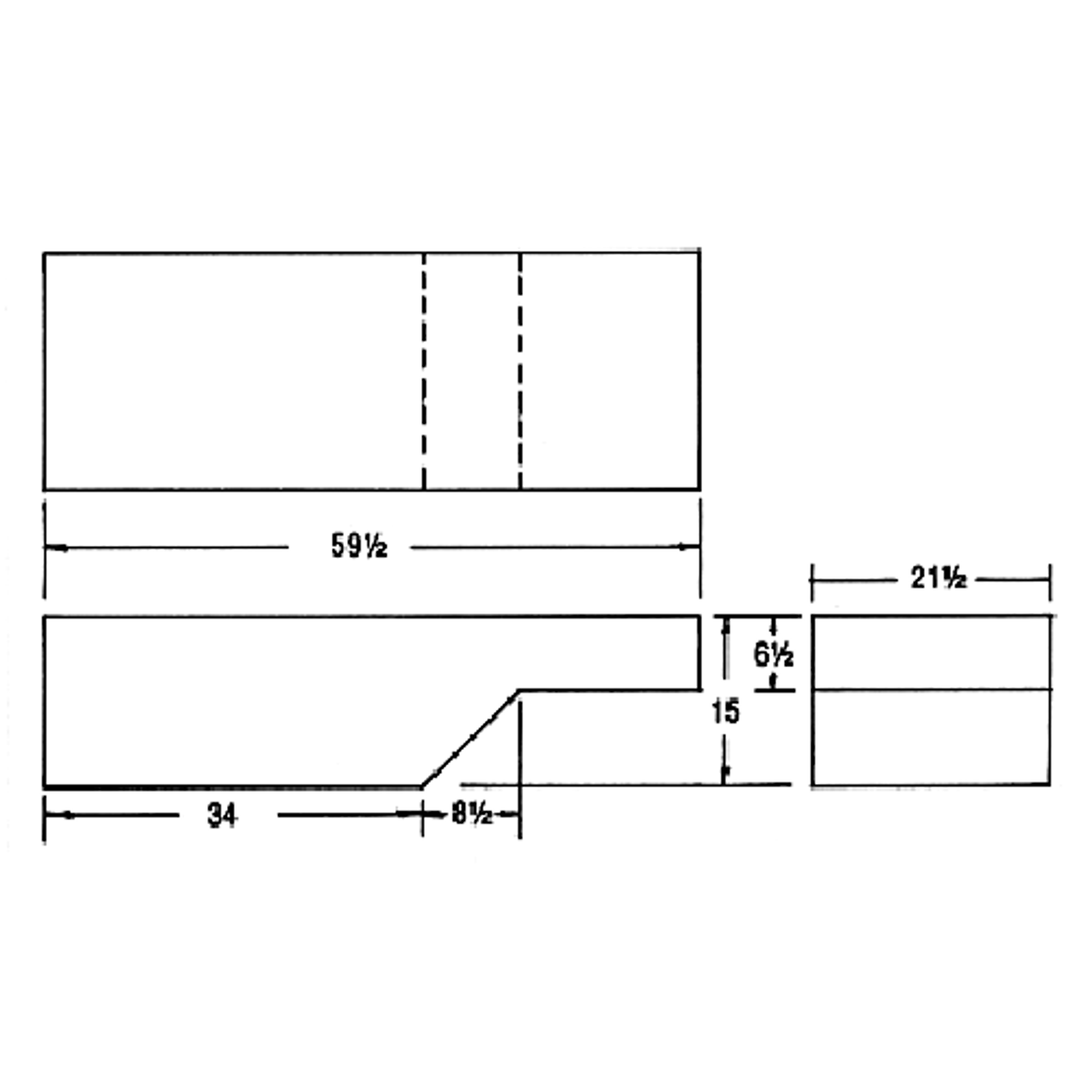 65 Gallon RV Water Tank