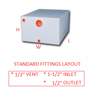 18 Gallon Marine Water Tank | MWB352