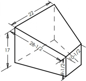 24 Gallon Marine Water Tank | MWB562
