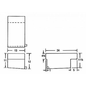 11 Gallon RV Holding Tank | R-49H