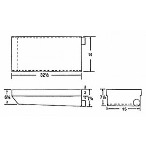 14 Gallon RV Holding Tank | R-40H
