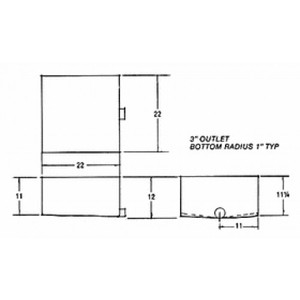 21 Gallon RV Holding Tank | R-56H