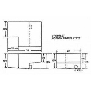 22 Gallon RV Holding Tank | R-53H