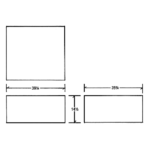 90 Gallon RV Water Tank | RV64W