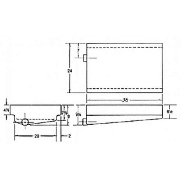 22 Gallon RV Holding Tank | R-8H