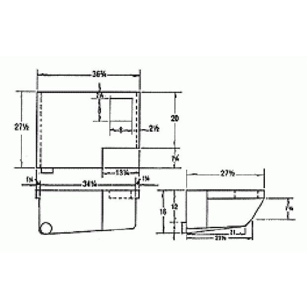 36 Gallon RV Holding Tank | R-37H